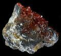 Huge Deep Red Vanadinite Crystal Cluster - Morocco #32361-3